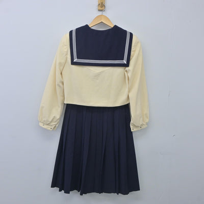 【中古】東京都 國學院久我山高等学校 女子制服 2点（セーラー服・スカート）sf023905