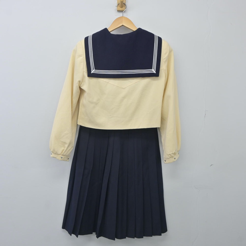 【中古】東京都 國學院久我山高等学校 女子制服 2点（セーラー服・スカート）sf023906