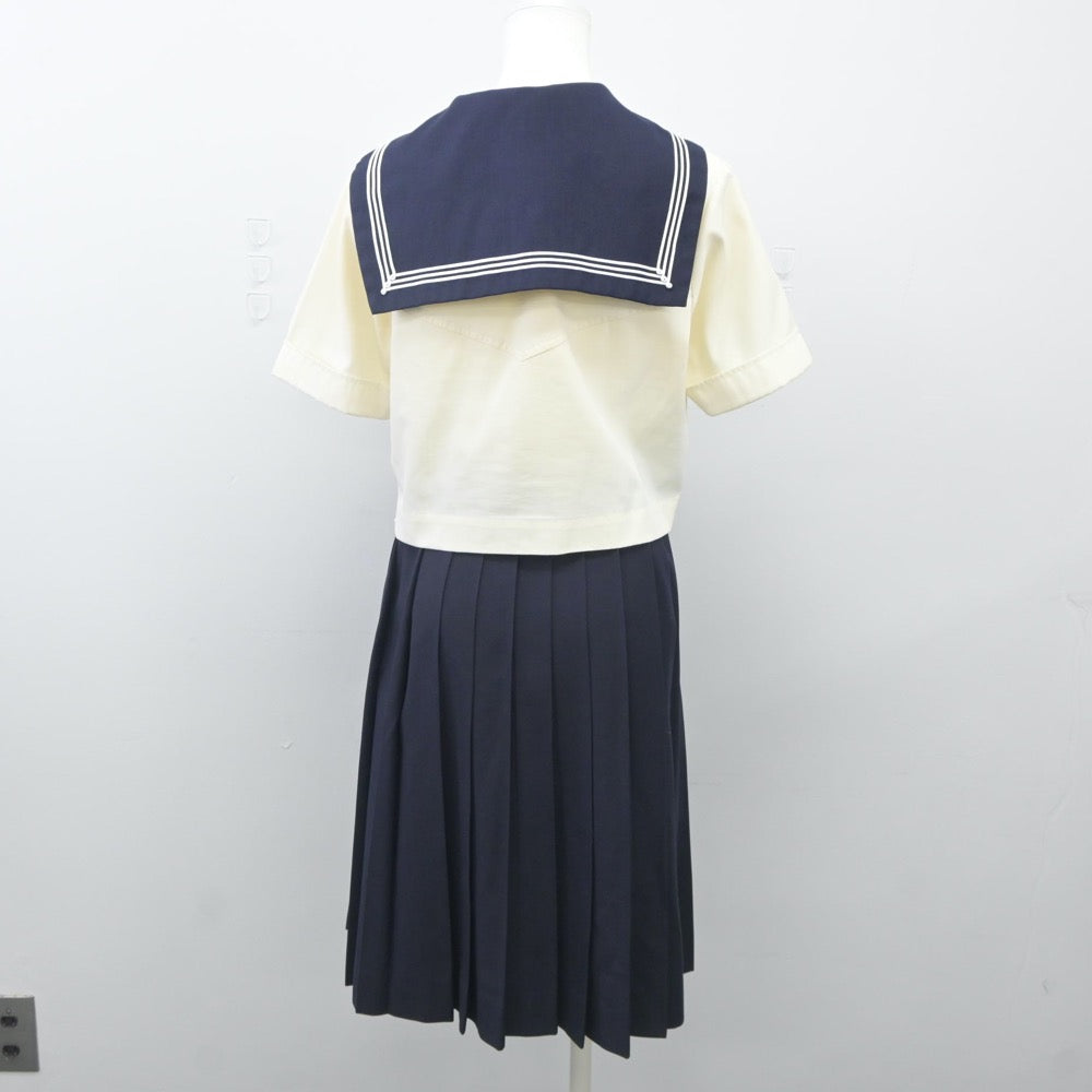 【中古】東京都 國學院久我山高等学校 女子制服 3点（セーラー服・スカート）sf023907