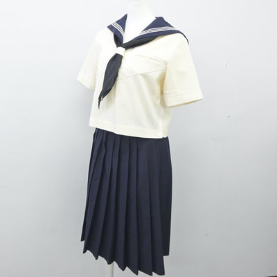 【中古】東京都 國學院久我山高等学校 女子制服 3点（セーラー服・スカート）sf023907