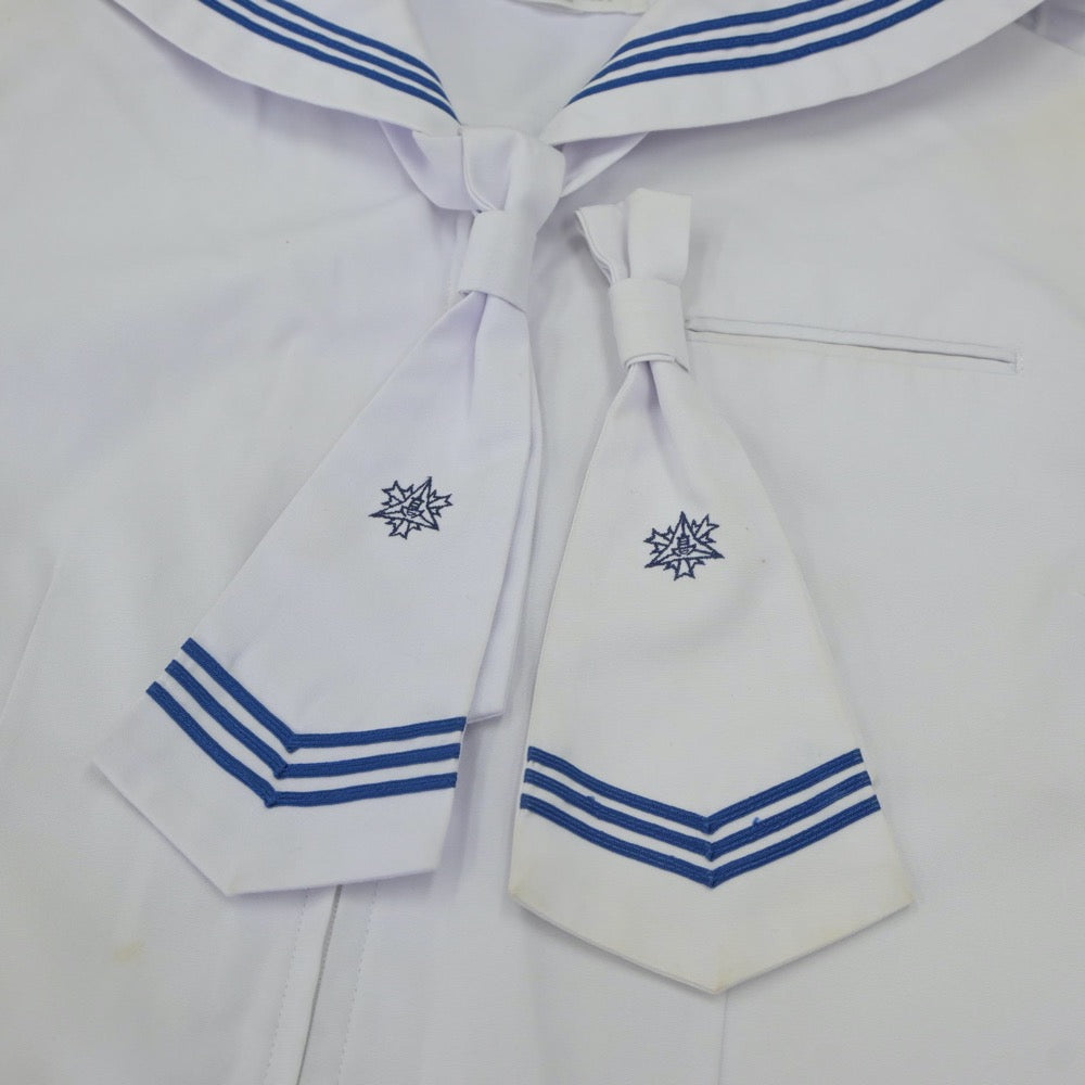 【中古】福岡県 香住ケ丘高等学校 女子制服 3点（セーラー服）sf023921