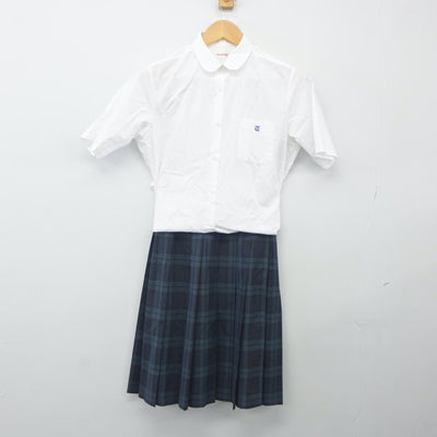 【中古】和歌山県 田辺工業高等学校 女子制服 3点（シャツ・シャツ・スカート）sf023927