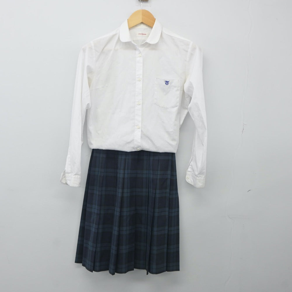 【中古】和歌山県 田辺工業高等学校 女子制服 3点（シャツ・シャツ・スカート）sf023927