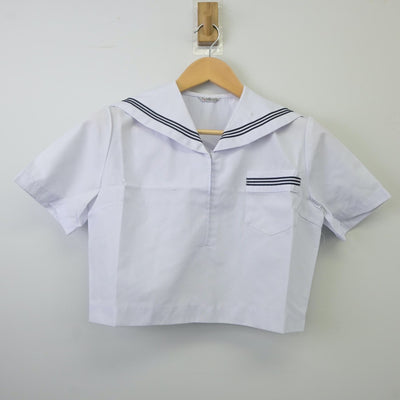 【中古】静岡県 浜松市立高等学校 女子制服 2点（セーラー服・セーラー服）sf023930