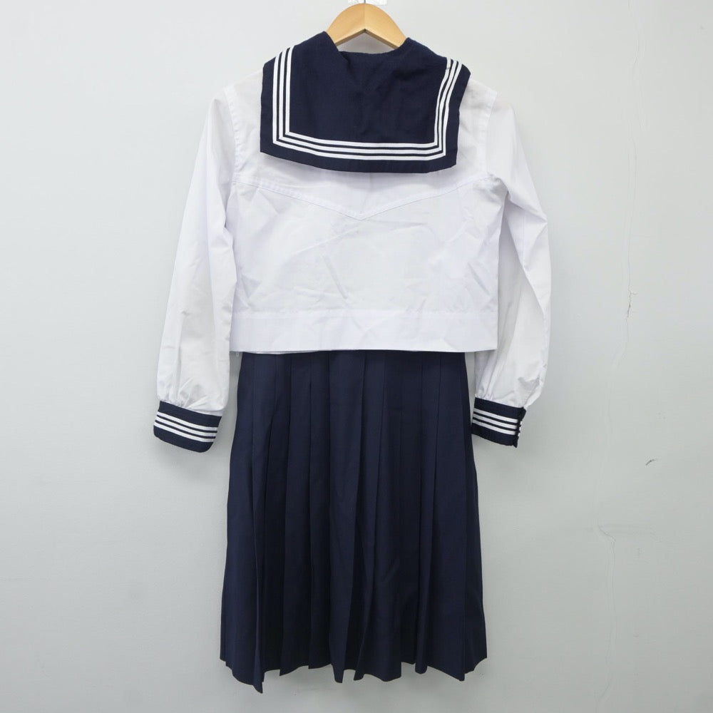 【中古】東京都 大妻多摩中学高等学校 女子制服 4点（セーラー服・セーラー服・スカート）sf023943