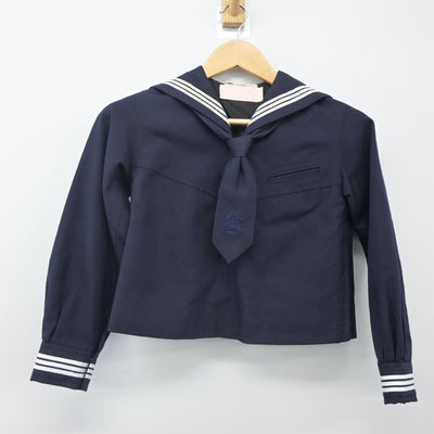 【中古】東京都 大妻多摩中学高等学校 女子制服 3点（セーラー服・スカート）sf023944