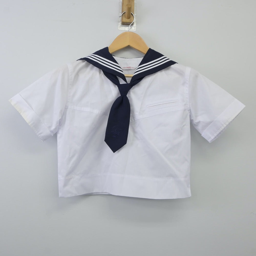 【中古】東京都 大妻多摩中学高等学校 女子制服 3点（セーラー服・ニット）sf023945