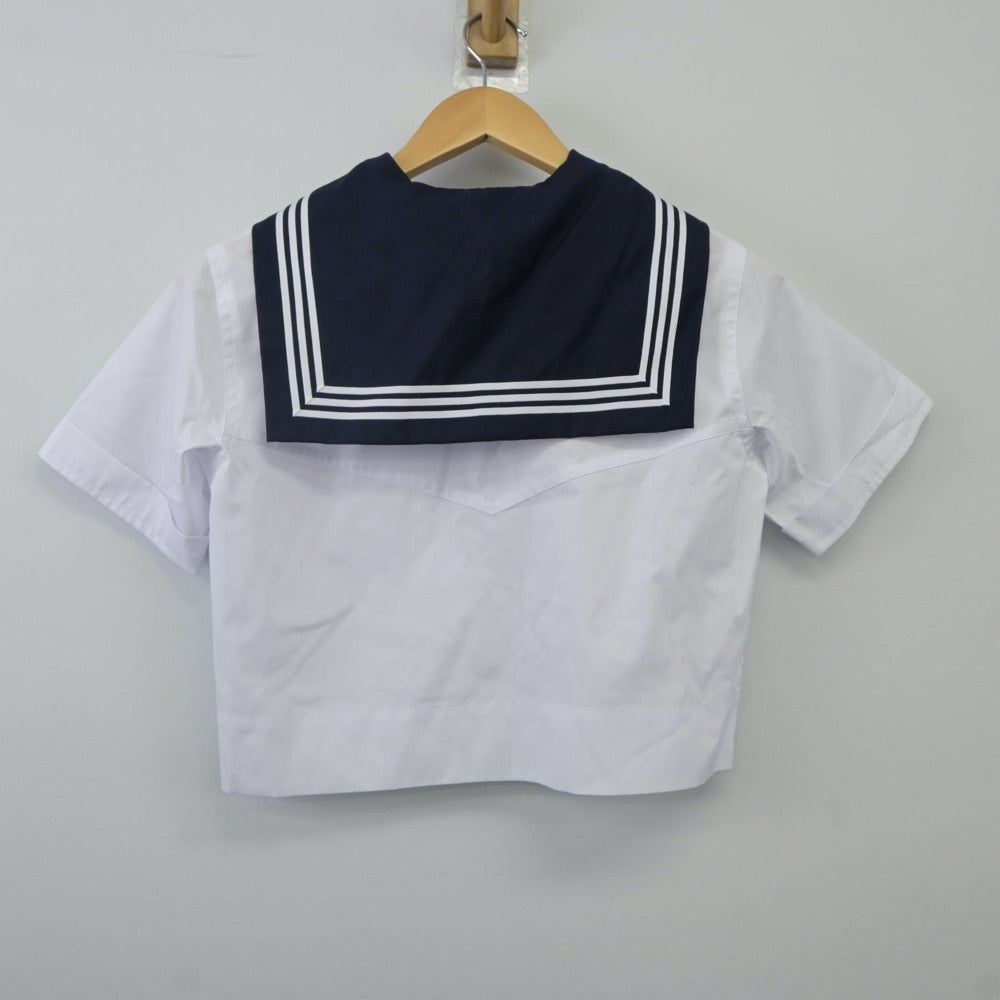 【中古】東京都 大妻多摩中学高等学校 女子制服 3点（セーラー服・ニット）sf023945