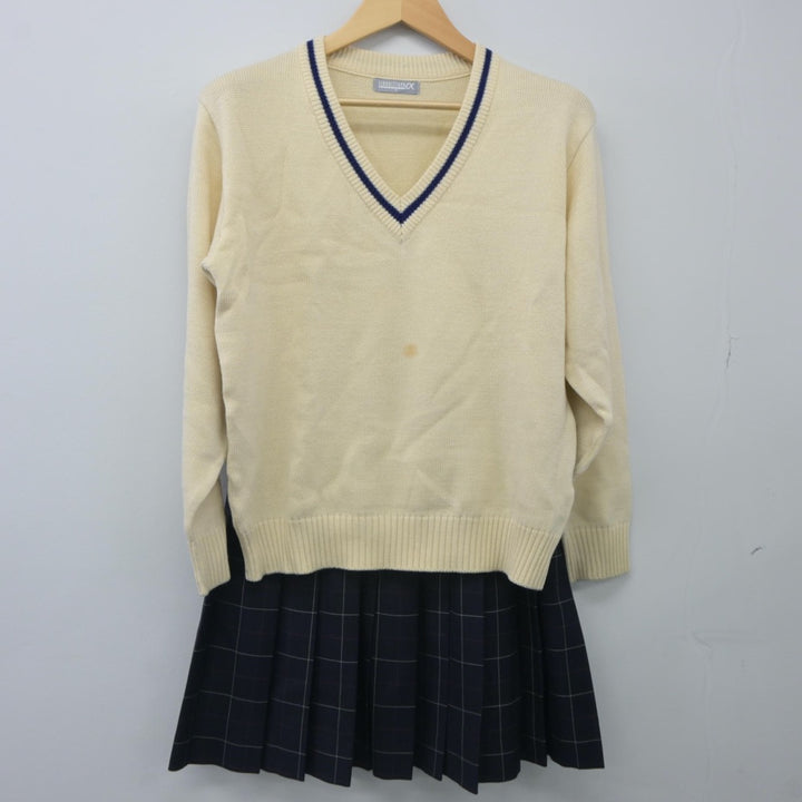 中古制服】東京都 中央大学高等学校 女子制服 4点（ブレザー・ニット・スカート）sf023962【リサイクル学生服】 | 中古制服通販パレイド