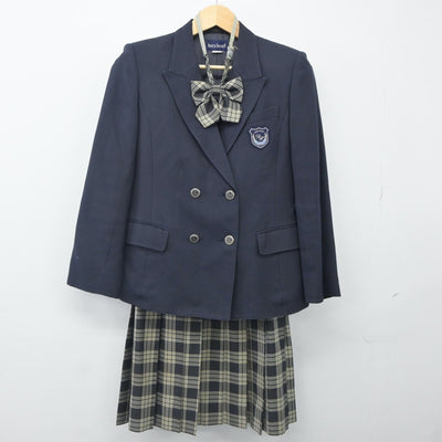 【中古】千葉県 木更津東高等学校 女子制服 3点（ブレザー・スカート）sf023967