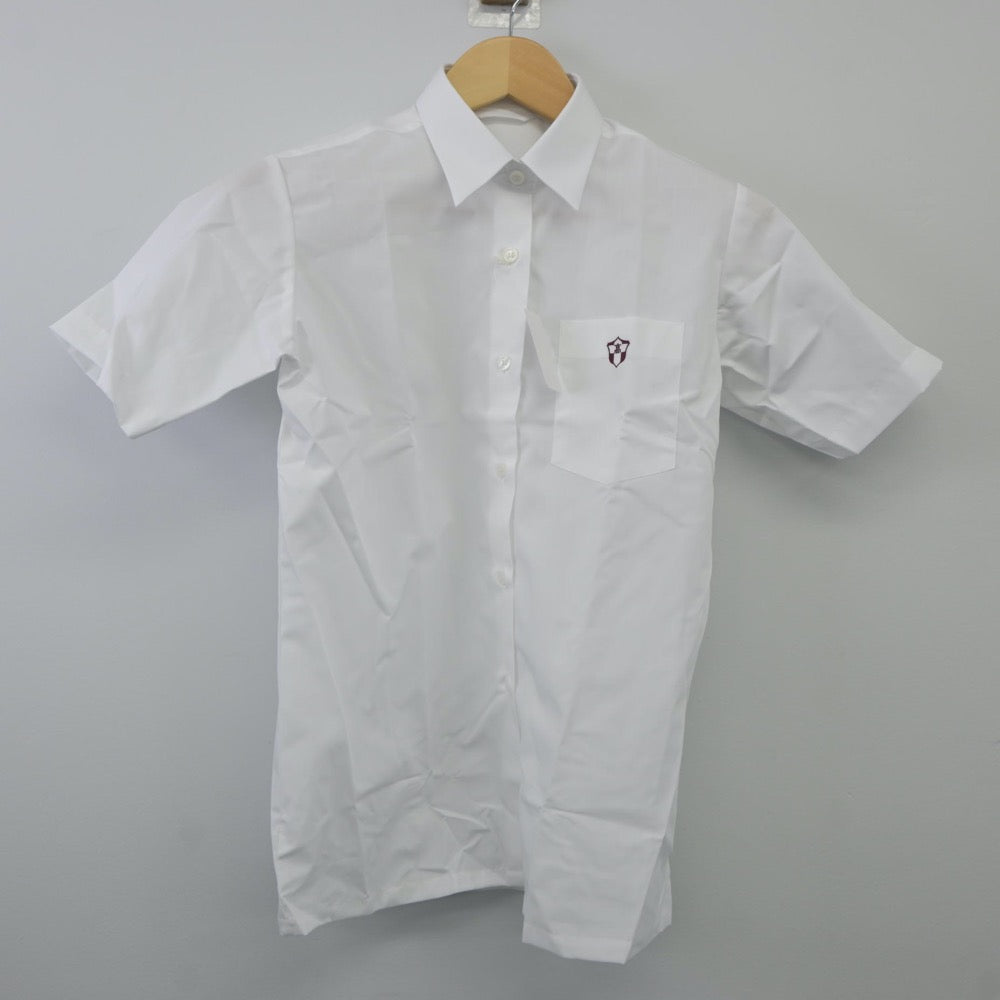 【中古】岐阜県 済美高等学校 女子制服 4点（シャツ・ニットベスト・スカート）sf023970