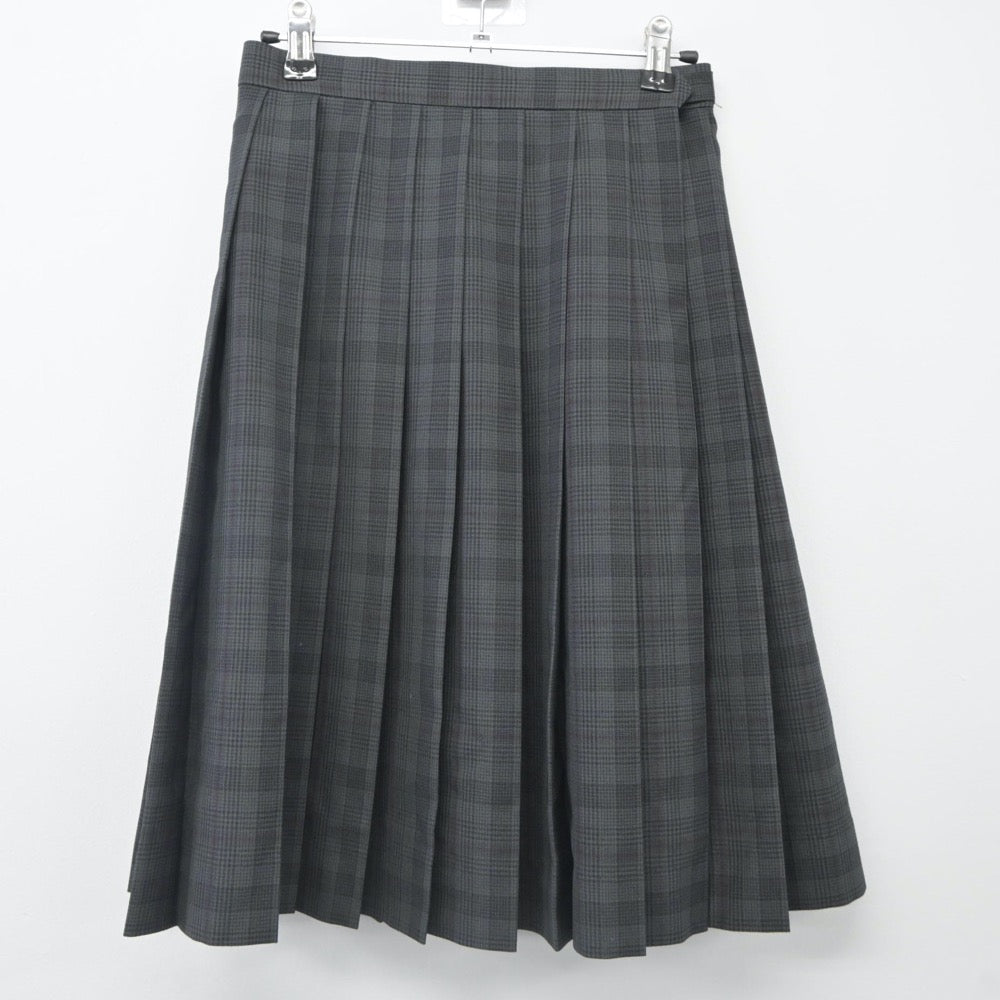 【中古】岐阜県 済美高等学校 女子制服 4点（シャツ・ニットベスト・スカート）sf023970