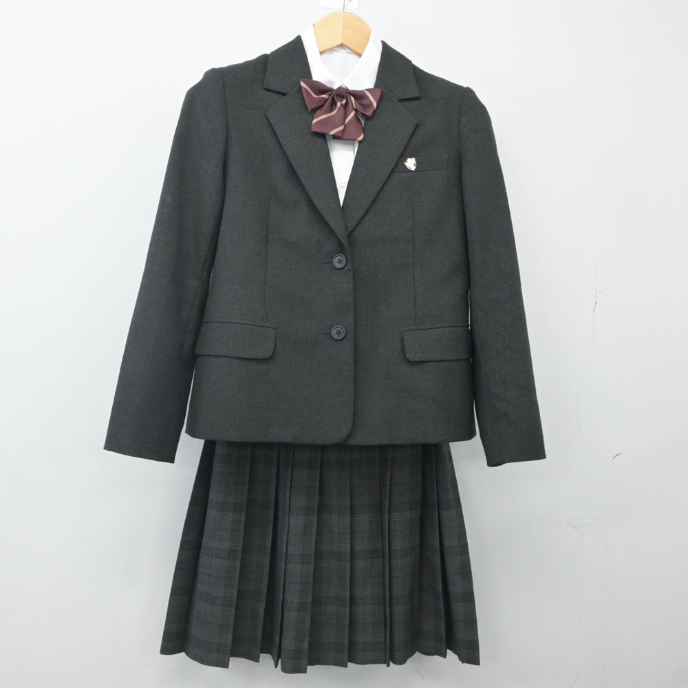 【中古】岐阜県 済美高等学校 女子制服 5点（ブレザー・シャツ・スカート）sf023971