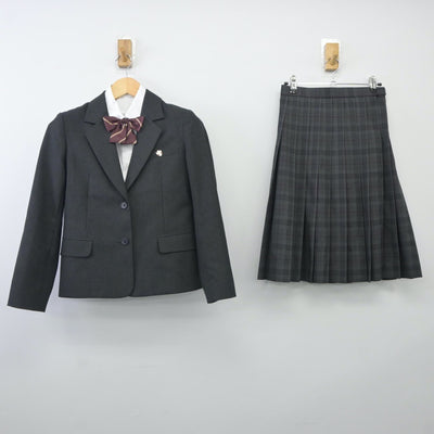 【中古】岐阜県 済美高等学校 女子制服 5点（ブレザー・シャツ・スカート）sf023971