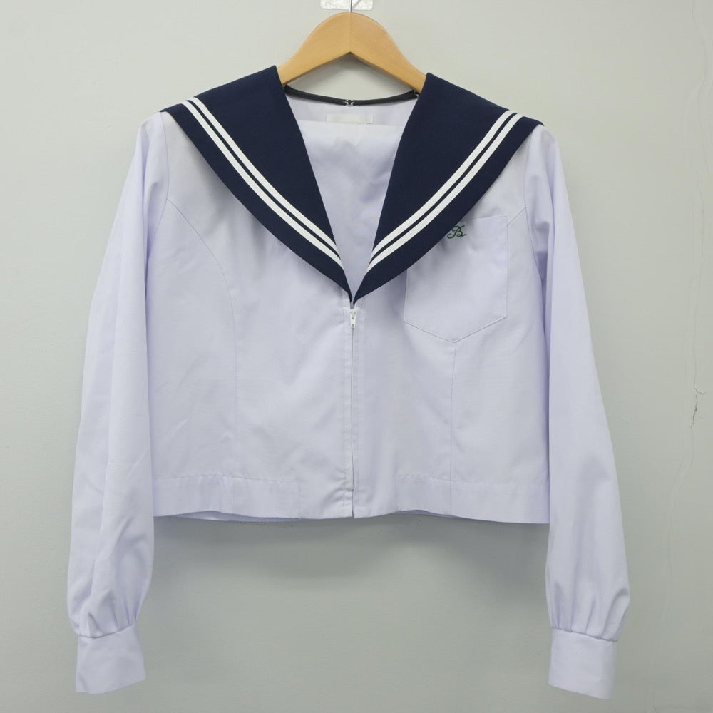 中古制服】愛知県 尾北高等学校 女子制服 2点（セーラー服
