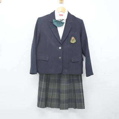 【中古】愛知県 小牧高等学校 女子制服 5点（ブレザー・シャツ・スカート）sf023977