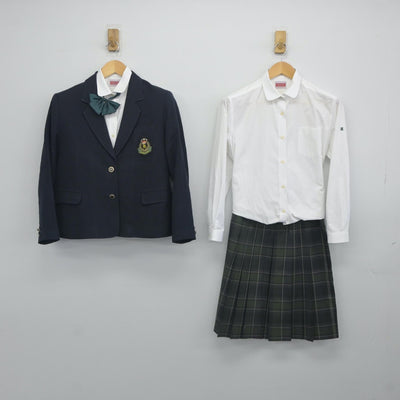 【中古】愛知県 小牧高等学校 女子制服 5点（ブレザー・シャツ・スカート）sf023977