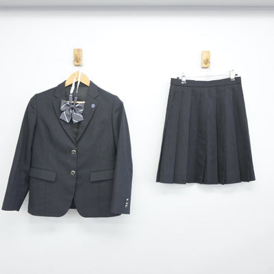 【中古】宮城県 白石高等学校 女子制服 4点（ブレザー・スカート）sf023985