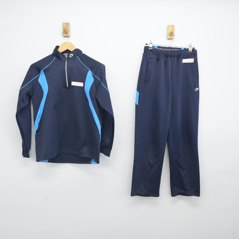 【中古】宮城県 白石高等学校 女子制服 2点（ジャージ 上・ジャージ 下）sf023986