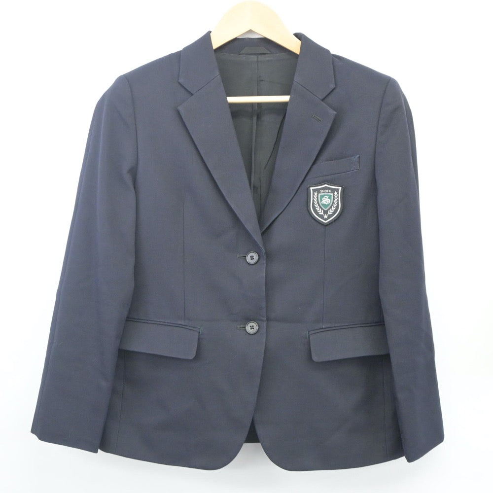 U59/S969(中古/箱)大阪府 花乃井中学校 女子制服5点 /校章付き/170A/