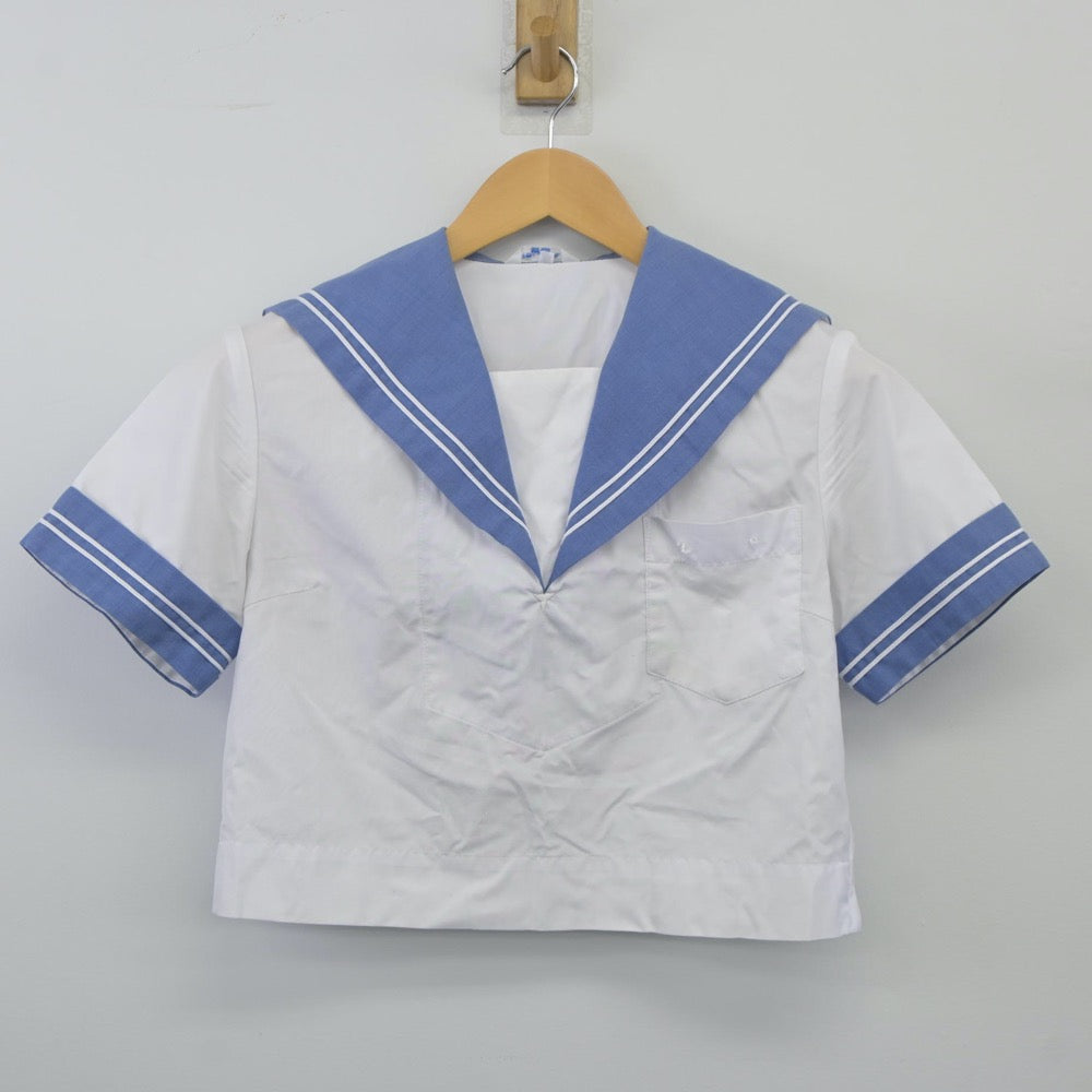 【中古】熊本県 東野中学校 女子制服 2点（セーラー服・スカート）sf023994