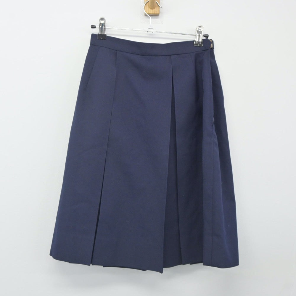 【中古】宮城県 福岡中学校 女子制服 4点（ブレザー・ベスト・スカート）sf024006