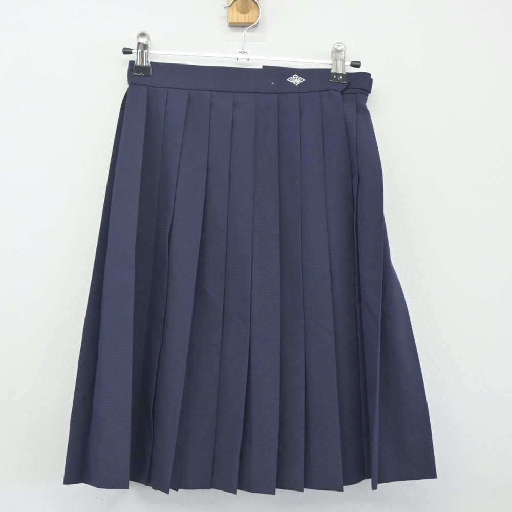 【中古】京都府 白糸中学校 女子制服 2点（スカート・スカート）sf024008