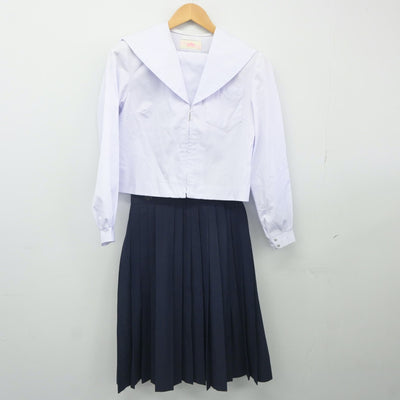 【中古】愛知県 桜山中学校 女子制服 3点（セーラー服・スカート）sf024013