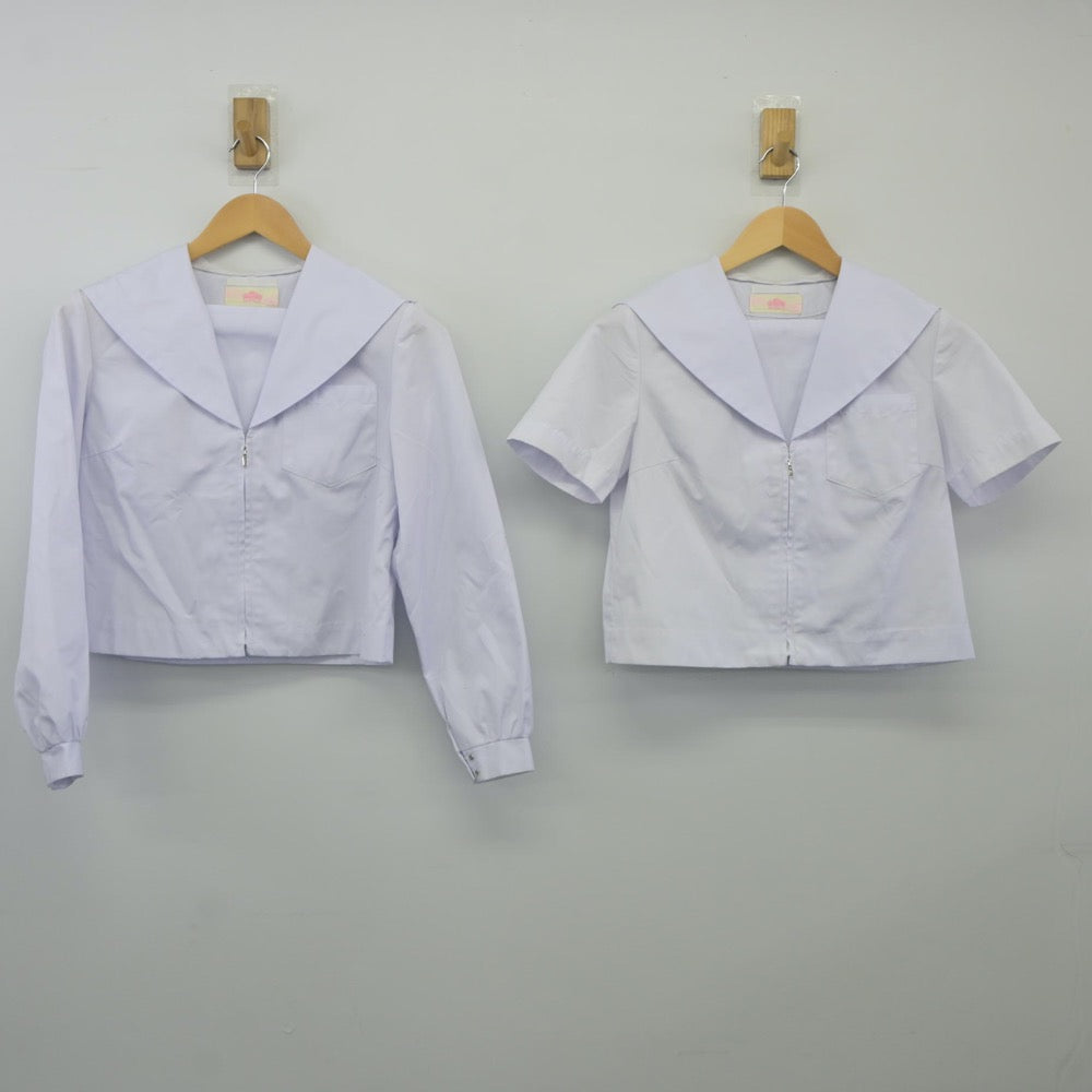 【中古】愛知県 桜山中学校 女子制服 3点（セーラー服・スカート）sf024013