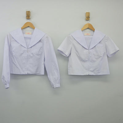 【中古】愛知県 桜山中学校 女子制服 3点（セーラー服・スカート）sf024013