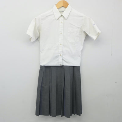 【中古】神奈川県 桐蔭学園高等学校 女子制服 2点（シャツ・スカート）sf024019