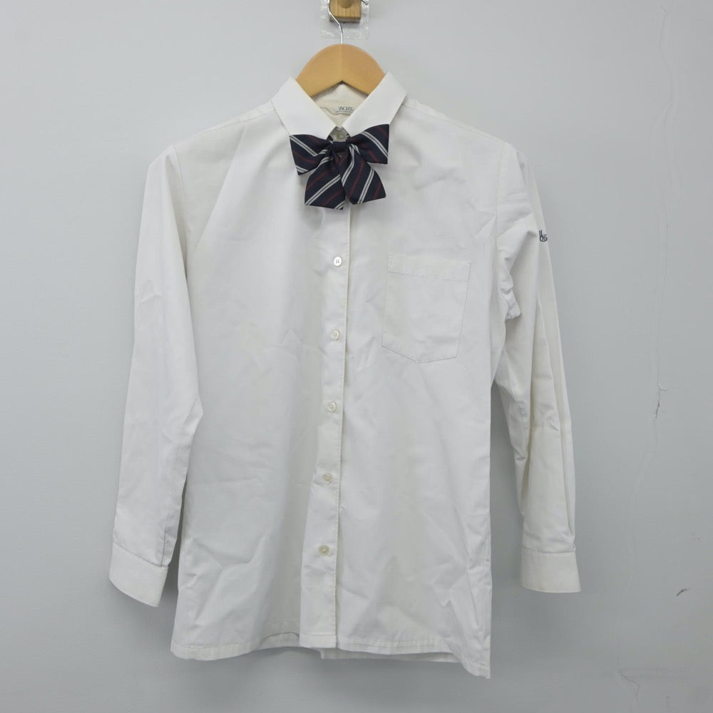 【中古】千葉県 市川学園高等学校 女子制服 4点（ブレザー・シャツ・スカート）sf024042