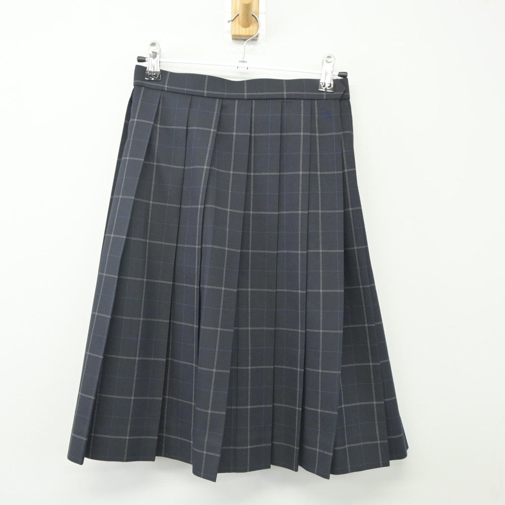 【中古】千葉県 市川学園高等学校 女子制服 4点（ブレザー・シャツ・スカート）sf024042