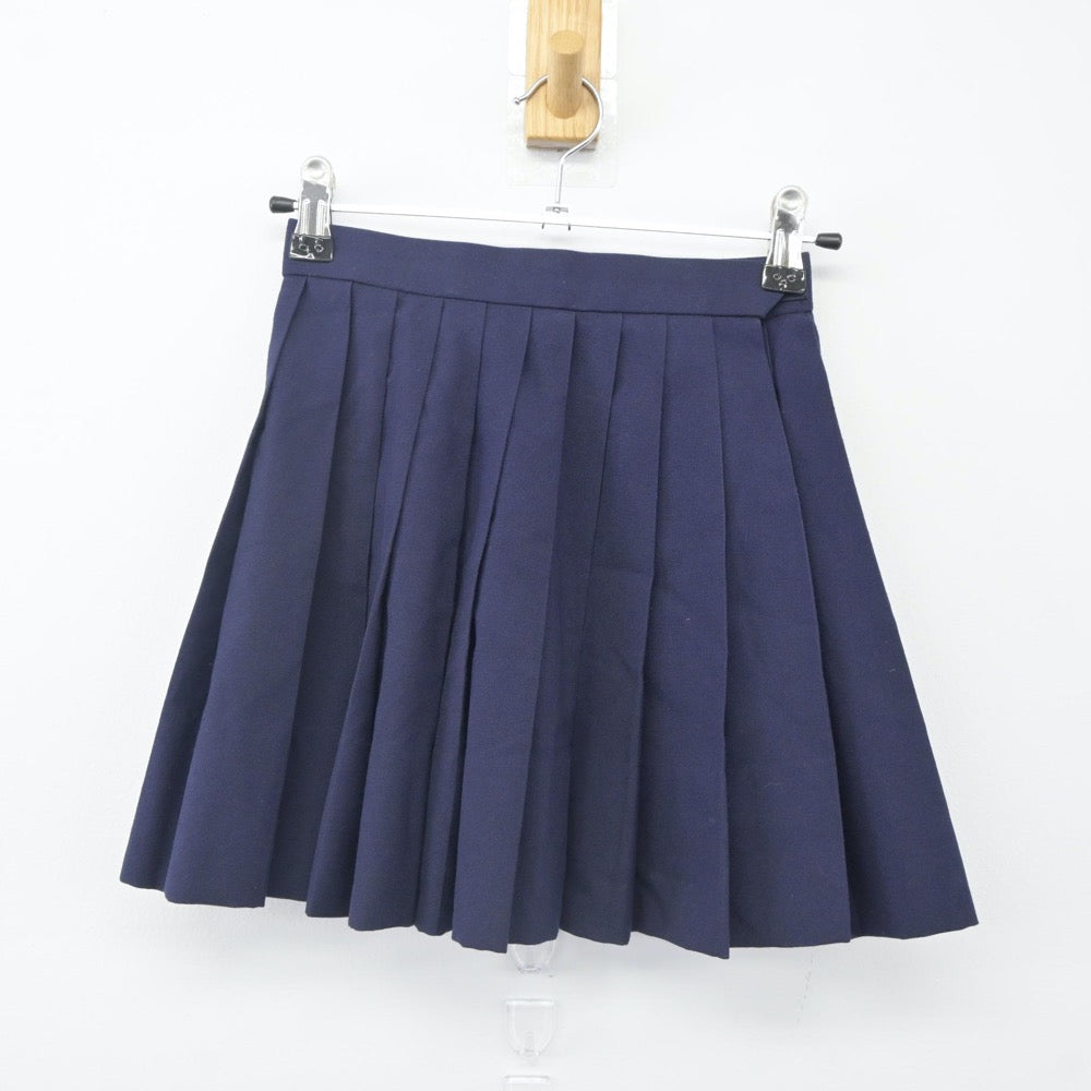 【中古】 学校名不明 女子制服 2点（セーラー服・スカート）sf024048