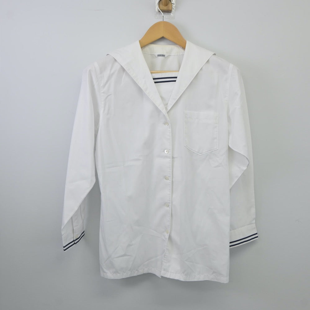 【中古】岡山県 就実高等学校 女子制服 2点（シャツ・シャツ）sf024052