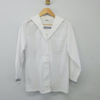 【中古】岡山県 就実高等学校 女子制服 2点（シャツ・シャツ）sf024052