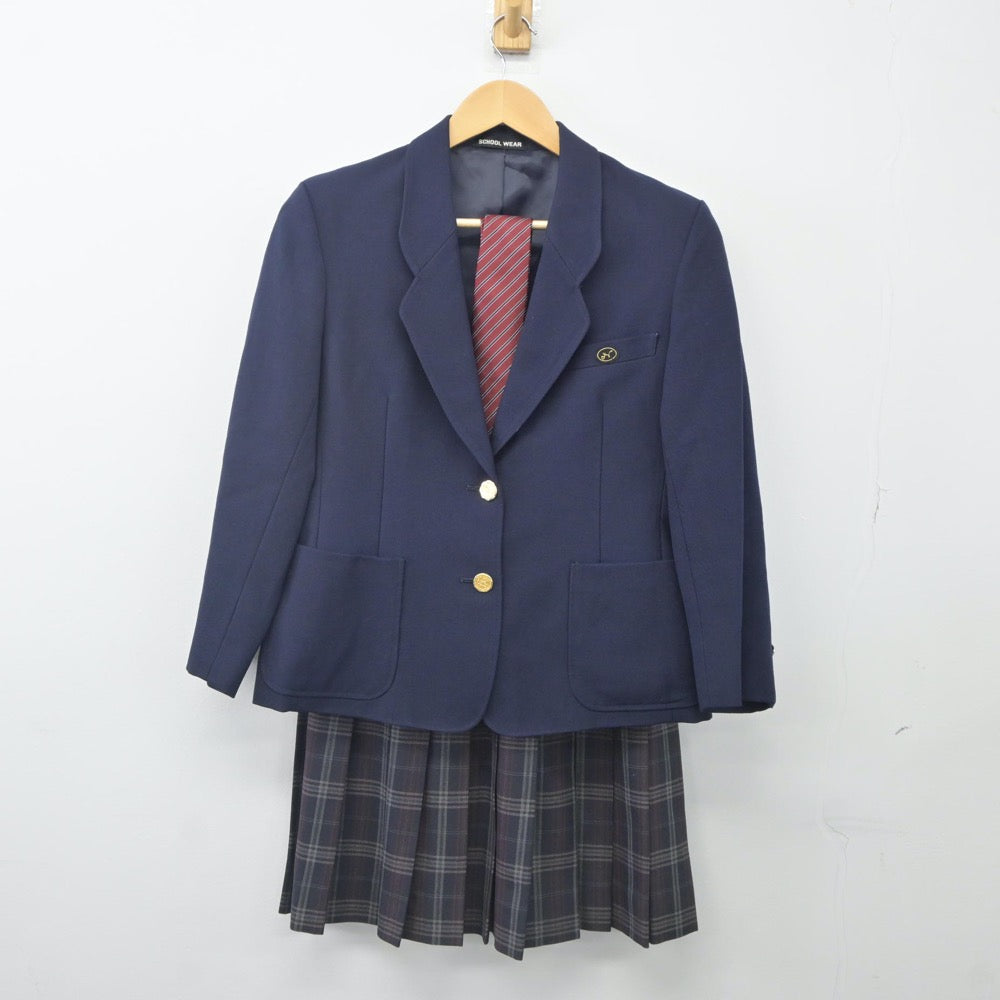 【中古】東京都 練馬高等学校 女子制服 3点（ブレザー・スカート）sf024055