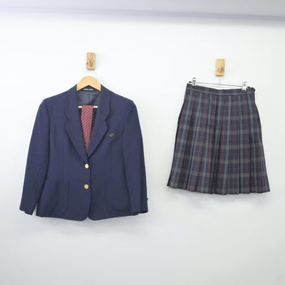 【中古】東京都 練馬高等学校 女子制服 3点（ブレザー・スカート）sf024055