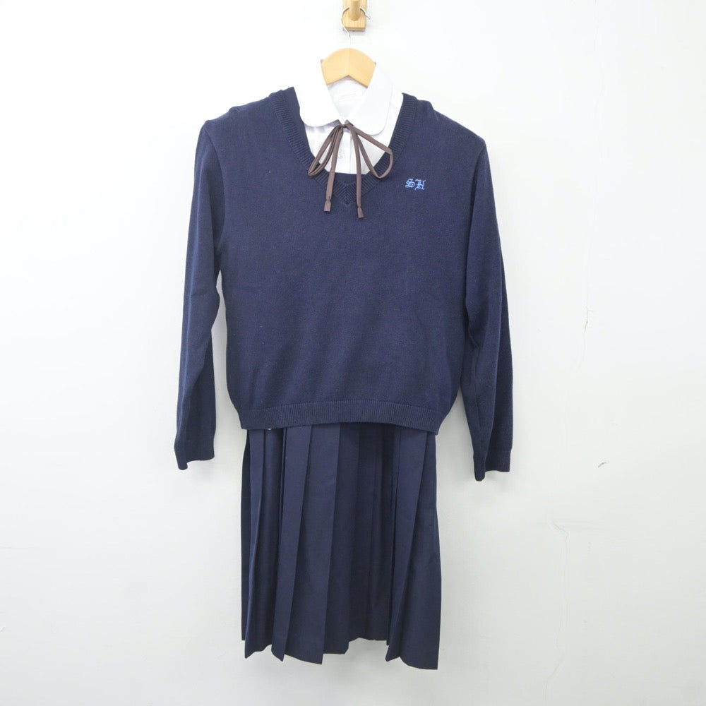 中古制服】青森県 三本木高等学校 女子制服 5点（ブレザー・ニット・シャツ・ジャンパースカート）sf024060【リサイクル学生服】 | 中古制服 通販パレイド