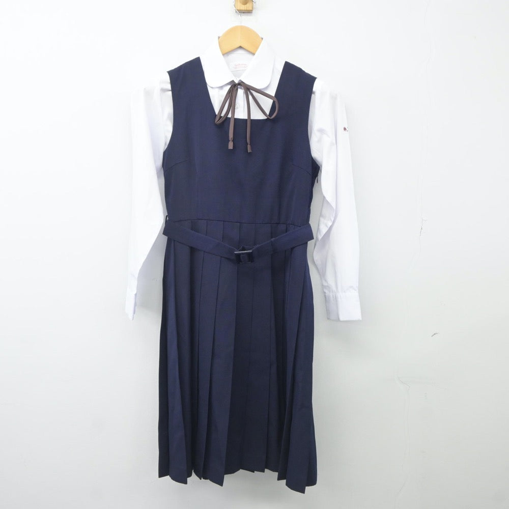 中古制服】青森県 三本木高等学校 女子制服 5点（ブレザー・ニット