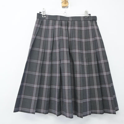 【中古】富山県 高岡向陵高等学校 女子制服 4点（シャツ・ニットベスト・スカート）sf024065