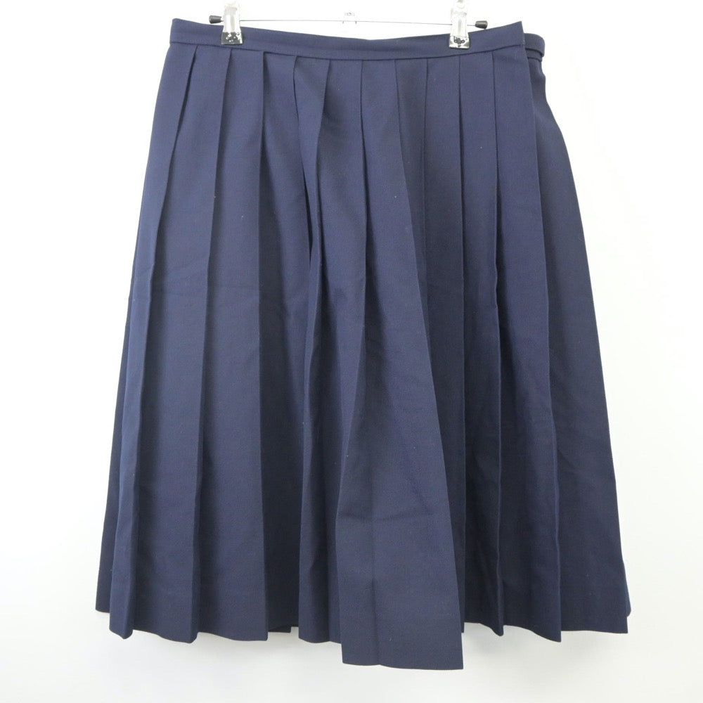 【中古】大分県 鶴崎高等学校 女子制服 3点（セーラー服・ニット・スカート）sf024073