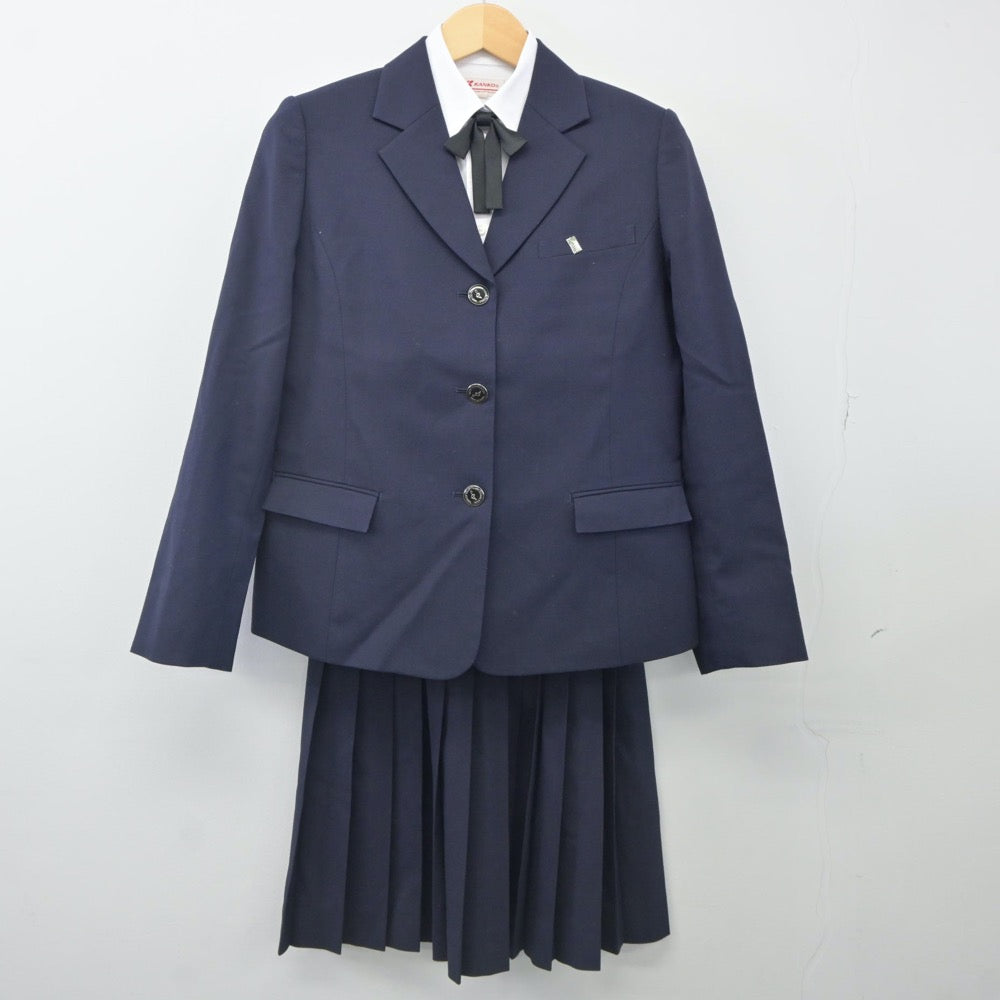 【中古】愛知県 愛知商業高等学校 女子制服 5点（ブレザー・シャツ・スカート）sf024075