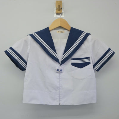 【中古】大阪府 大阪成蹊女子高等学校 女子制服 4点（セーラー服・スカート）sf024088