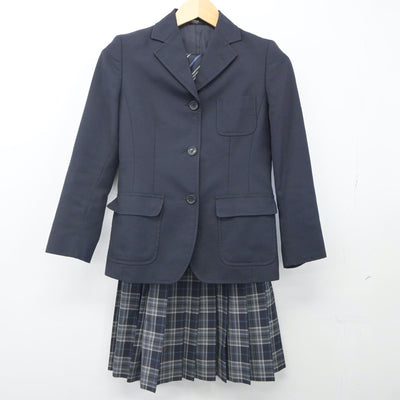 【中古】栃木県 青藍泰斗高等学校 女子制服 5点（ブレザー・スカート）sf024092