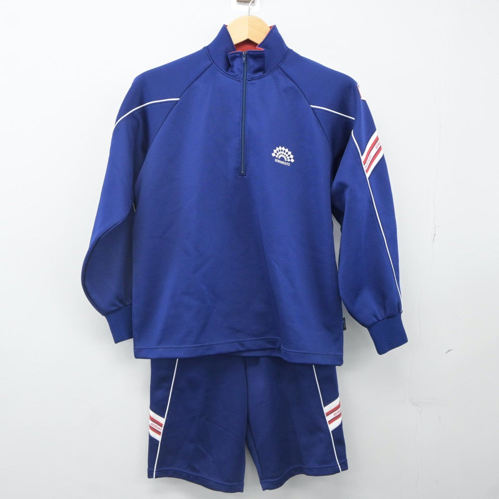 【中古】栃木県 青藍泰斗高等学校 女子制服 2点（ジャージ 上・体操服 下）sf024093