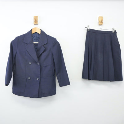 【中古】大阪府 豊中第十五中学校 女子制服 2点（ブレザー・スカート）sf024096