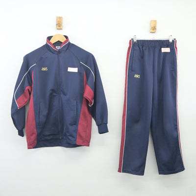 【中古】北海道 旭川南高等学校 女子制服 2点（ジャージ 上・ジャージ 下）sf024112