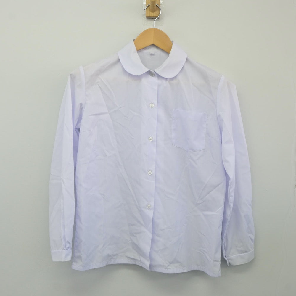 【中古】埼玉県 別府中学校 女子制服 2点（ベスト・シャツ）sf024114