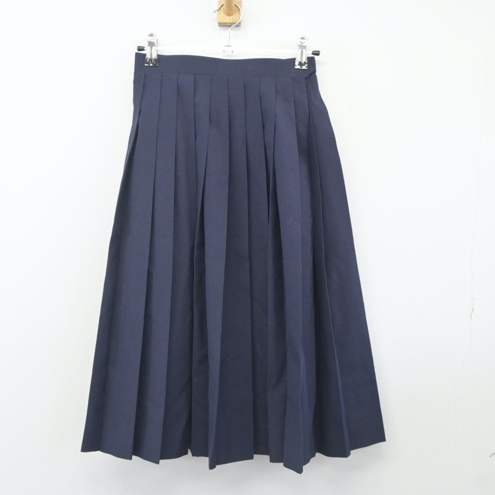 【中古】埼玉県 別府中学校 女子制服 2点（シャツ・スカート）sf024115